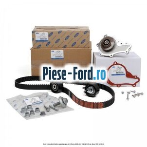 1 Set curea distributie cu pompa apa Ford Fiesta 2008-2012 1.4 TDCi 68 cai #4C4C853082